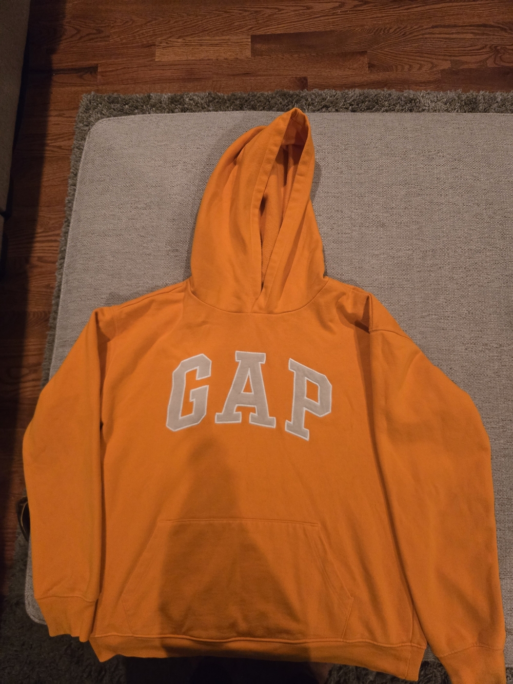 GAP Kids Orange Hoodie - Classic Logo Pullover